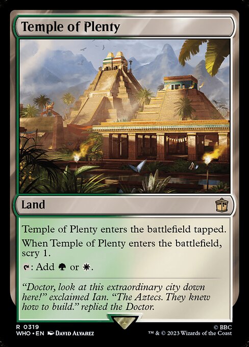 Temple of Plenty (Foil) - Universes Beyond: Doctor Who