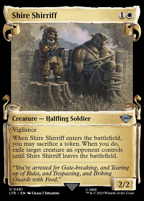 Shire Shirriff (Showcase Scrolls) - Universes Beyond: The Lord of the Rings: Tales of Middle-earth