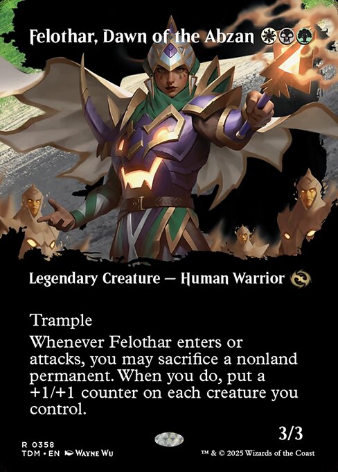 Felothar, Dawn of the Abzan (Borderless) - Tarkir: Dragonstorm