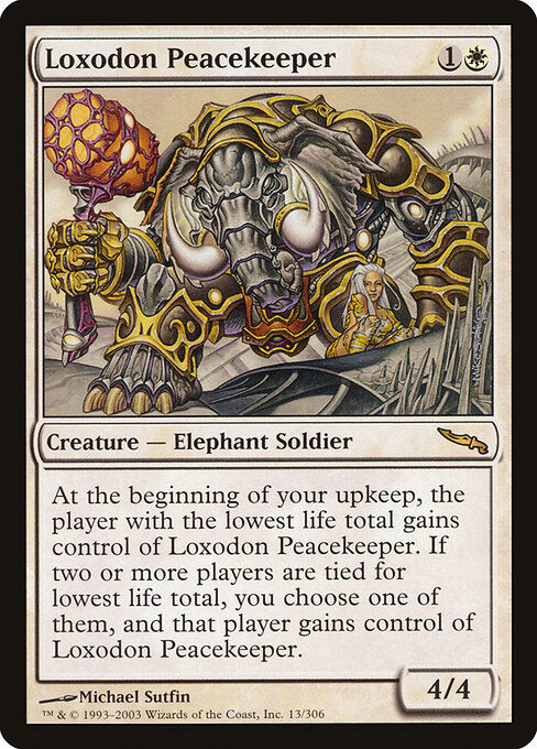 Loxodon Peacekeeper (Foil) - Mirrodin