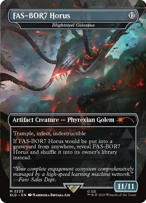 FAS-BOR7 Horus - Blightsteel Colossus - Secret Lair Drop Series