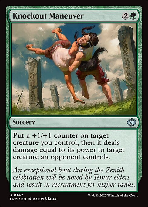 Knockout Maneuver (Foil) - Tarkir: Dragonstorm