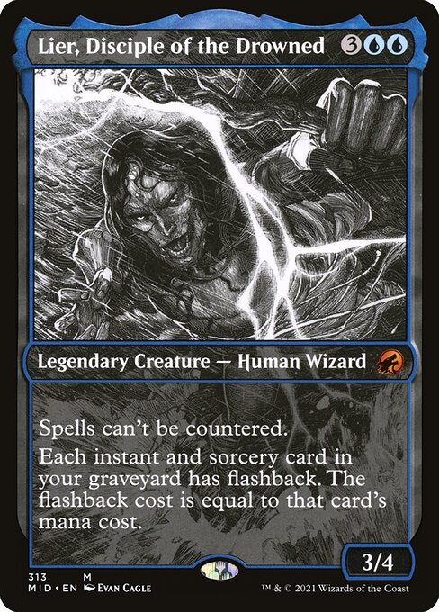 Lier, Disciple of the Drowned (Showcase) (Foil) - Innistrad: Midnight Hunt