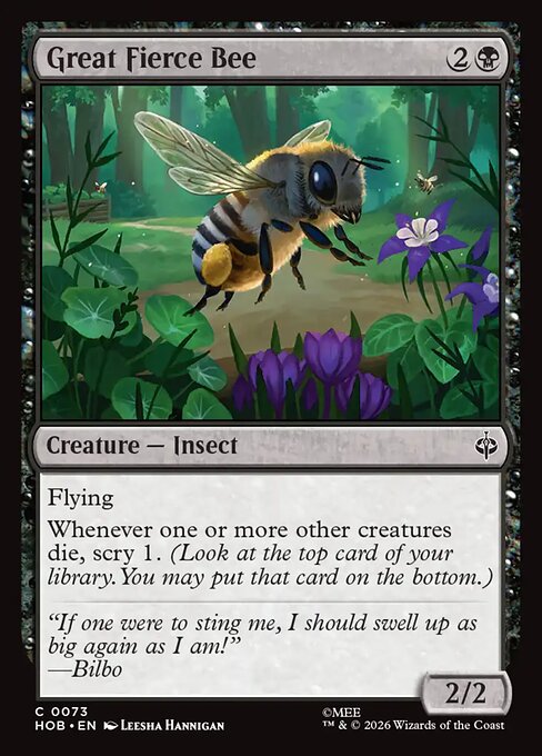 Great Fierce Bee (Foil) - The Hobbit