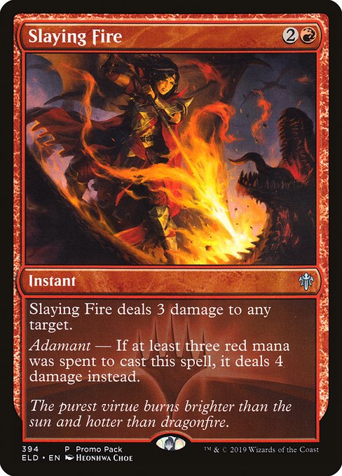 Slaying Fire - Promo Pack: Throne of Eldraine