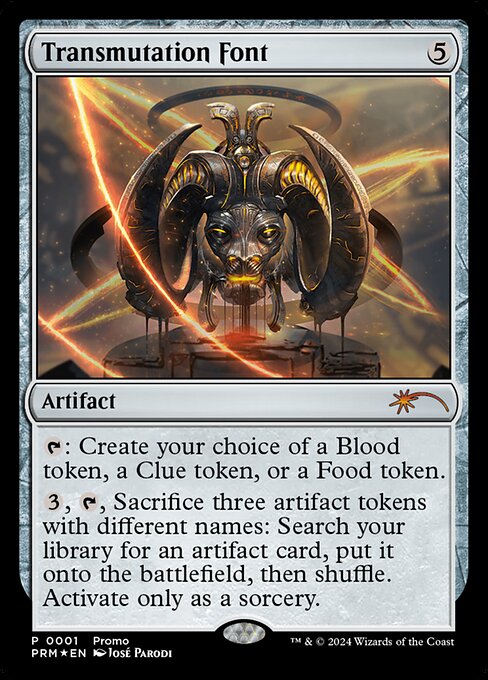 Transmutation Font (Foil) - Launch Party & Release Event Promos