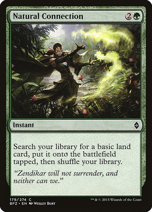 Natural Connection - Battle for Zendikar
