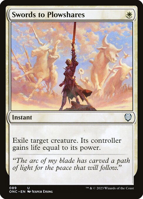 Swords to Plowshares - Commander: Phyrexia: All Will Be One