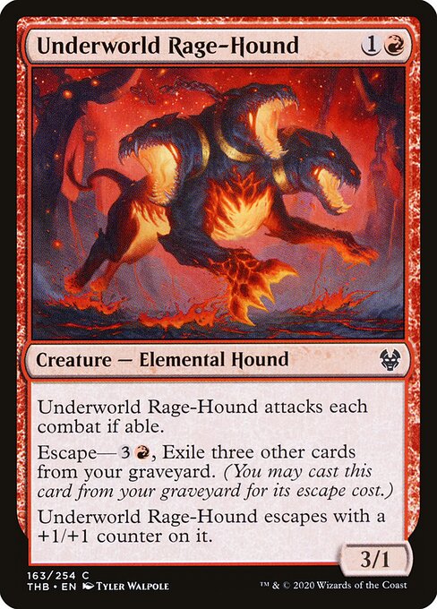 Underworld Rage-Hound (Foil) - Theros Beyond Death