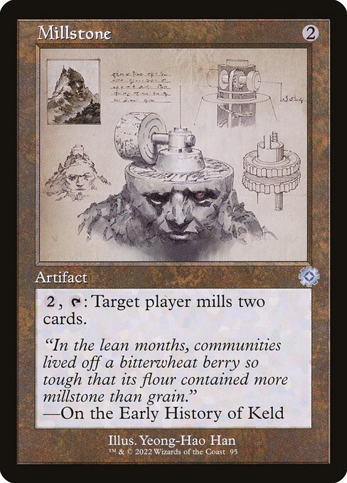 Millstone (Schematic) (Foil) - The Brothers' War: Retro Frame Artifacts
