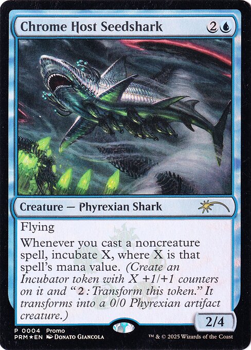 Chrome Host Seedshark (Foil) - Unique and Miscellaneous Promos
