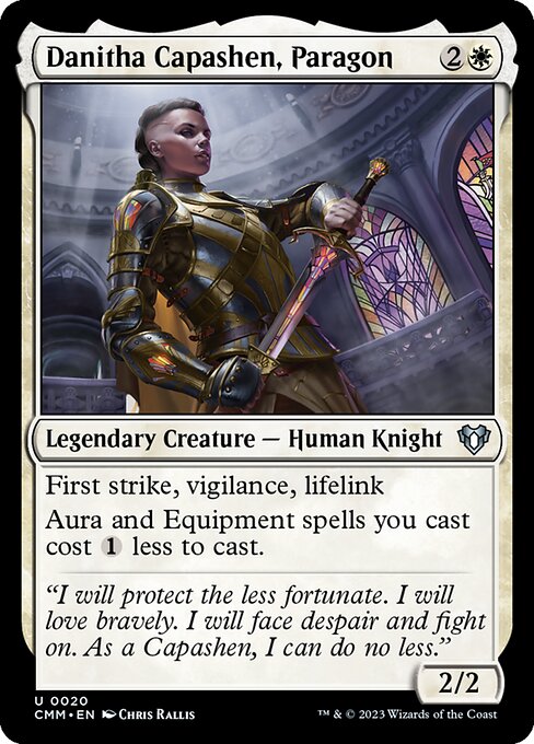 Danitha Capashen, Paragon (Foil) - Commander Masters