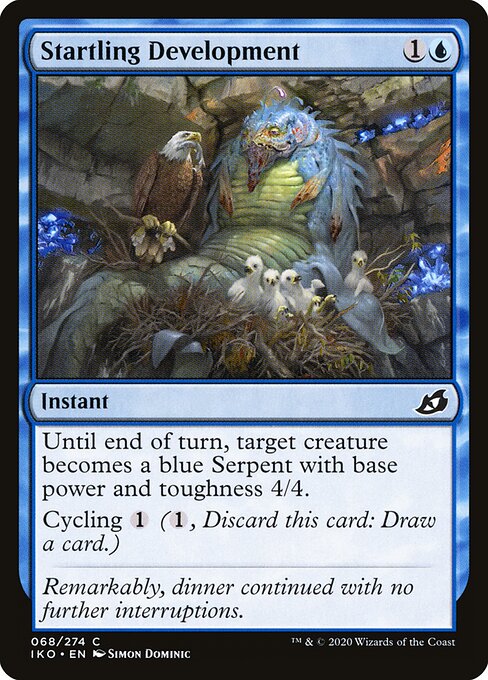 Startling Development (Foil) - Ikoria: Lair of Behemoths