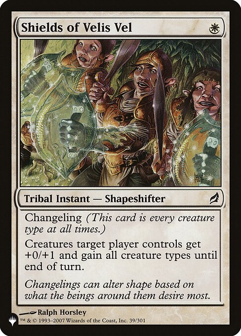 Shields of Velis Vel - The List Reprints