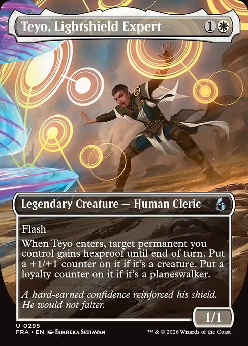 Teyo, Lightshield Expert (Borderless) (Foil) - Reality Fracture