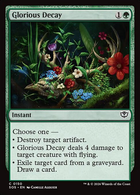 Glorious Decay (Foil) - Secrets of Strixhaven