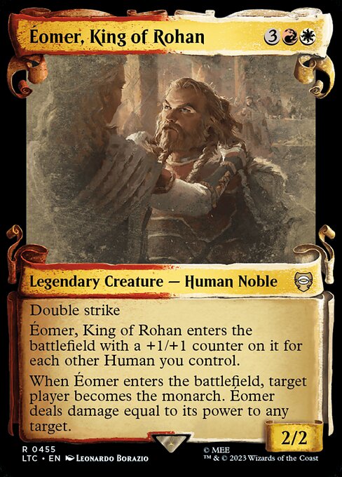 Eomer, King of Rohan (Showcase Scrolls) (Foil) - Commander: The Lord of the Rings: Tales of Middle-earth