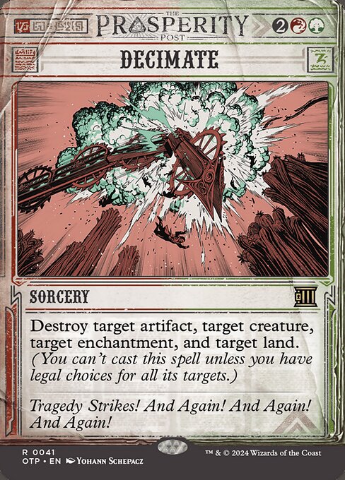 Decimate - Outlaws of Thunder Junction: Breaking News