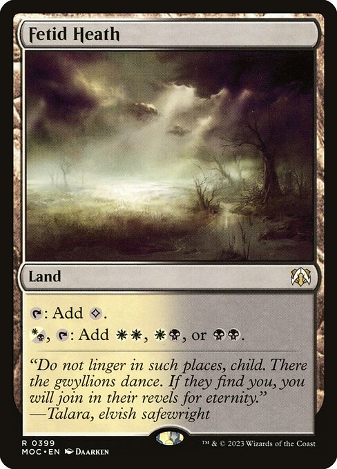 Fetid Heath - Commander: March of the Machine