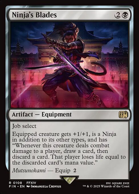 Ninja's Blades (Foil) - FINAL FANTASY