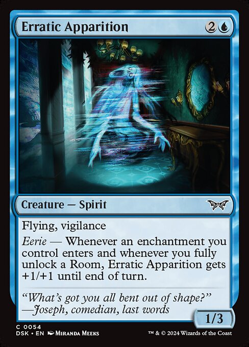 Erratic Apparition - Duskmourn: House of Horror