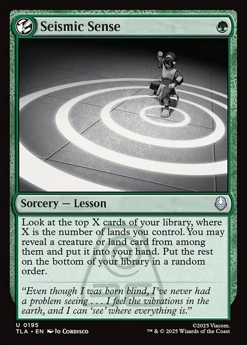 Seismic Sense - Avatar: The Last Airbender