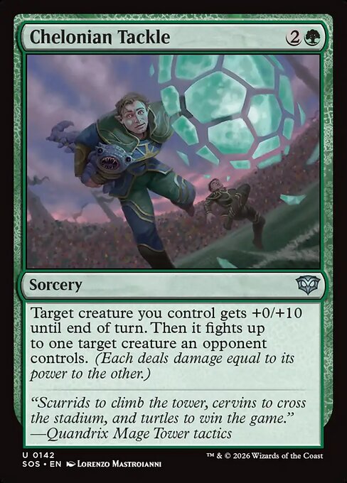 Chelonian Tackle (Foil) - Secrets of Strixhaven