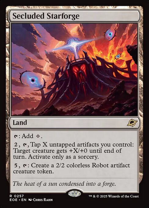 Secluded Starforge (Foil) - Edge of Eternities