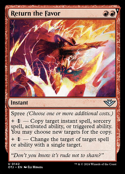 Return the Favor (Foil) - Outlaws of Thunder Junction