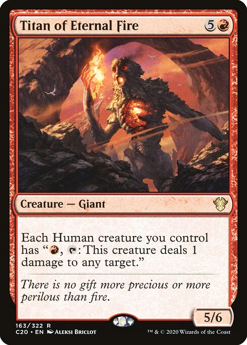 Titan of Eternal Fire - Commander 2020