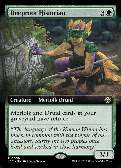 Deeproot Historian (Extended Art) - Commander: The Lost Caverns of Ixalan