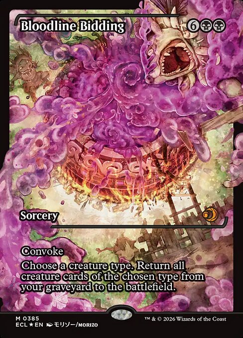 Bloodline Bidding (Showcase) (Foil) - Lorwyn Eclipsed