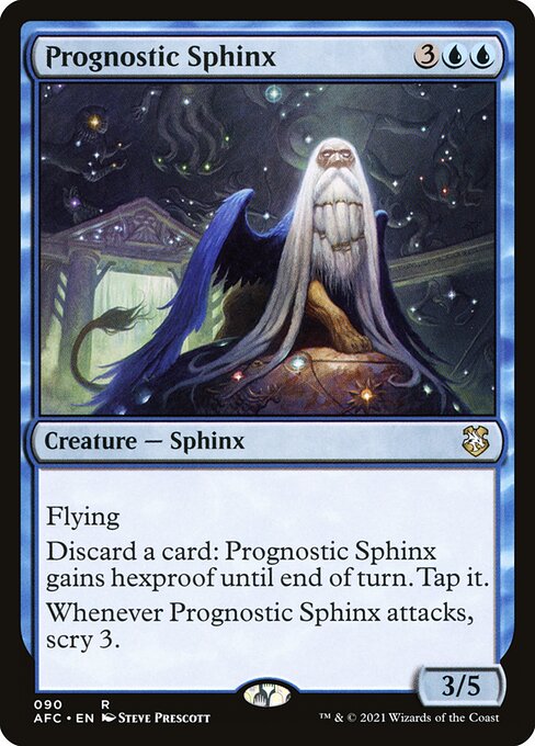 Prognostic Sphinx - Commander: Adventures in the Forgotten Realms