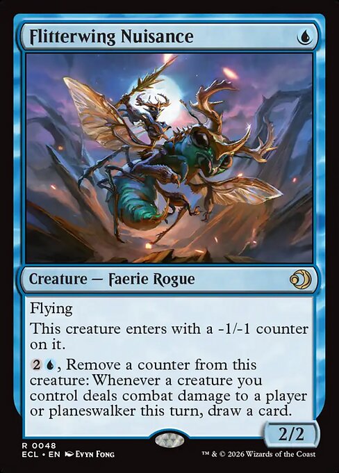 Flitterwing Nuisance (Foil) - Lorwyn Eclipsed