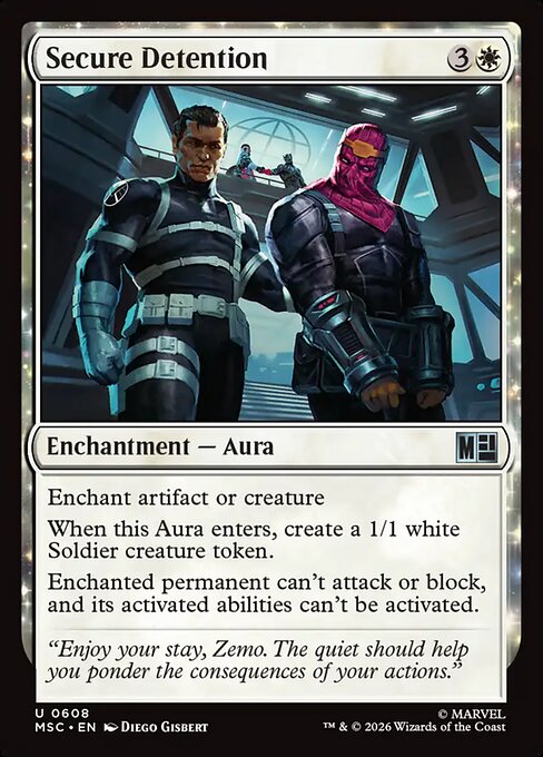 Secure Detention - Commander: Marvel Super Heroes