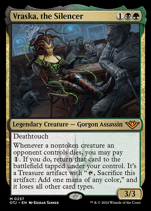 Vraska, the Silencer (Foil) - Outlaws of Thunder Junction