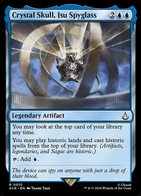 Crystal Skull, Isu Spyglass (Foil) - Universes Beyond: Assassin's Creed