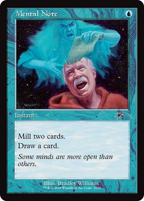 Mental Note (Retro Frame) - Secret Lair Drop Series