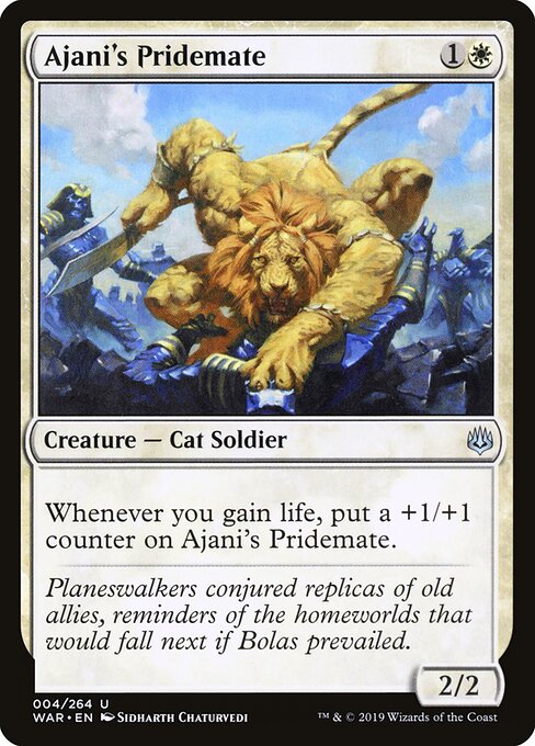 Ajani's Pridemate (Foil) - War of the Spark