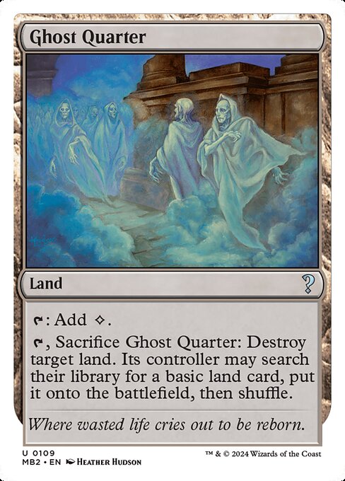 Ghost Quarter (White Border) - Mystery Booster 2
