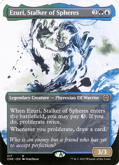 Ezuri, Stalker of Spheres (Showcase) (Foil) - Phyrexia: All Will Be One