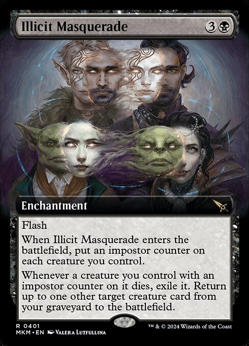 Illicit Masquerade (Extended Art) (Foil) - Murders at Karlov Manor