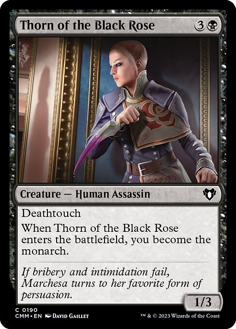 Thorn of the Black Rose (Foil) - Commander Masters