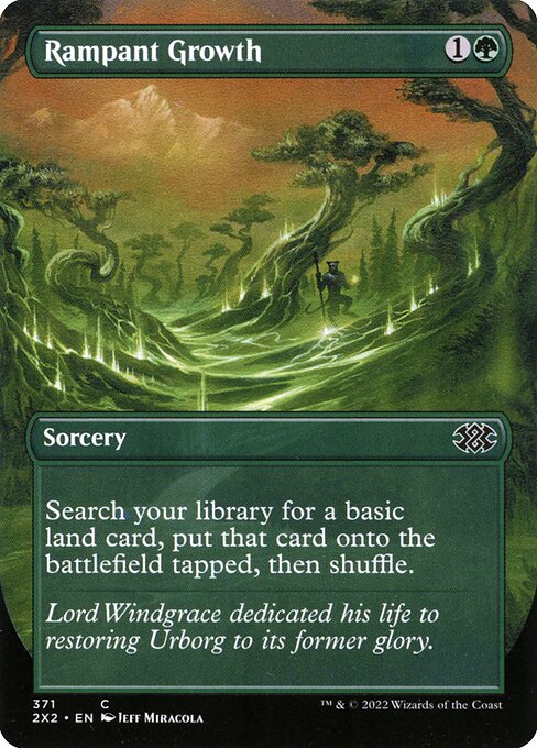 Rampant Growth (Borderless) - Double Masters 2022