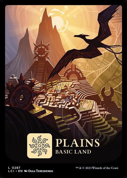 Plains (0287) (Foil) - The Lost Caverns of Ixalan