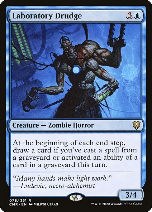 Laboratory Drudge (Foil) - Commander Legends