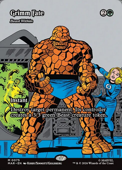 Grimm Fate - Beast Within (Borderless) - Marvel Universe Eternal-Legal