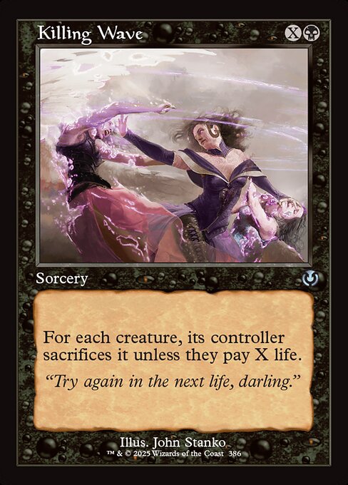 Killing Wave (Retro Frame) (Foil) - Innistrad Remastered