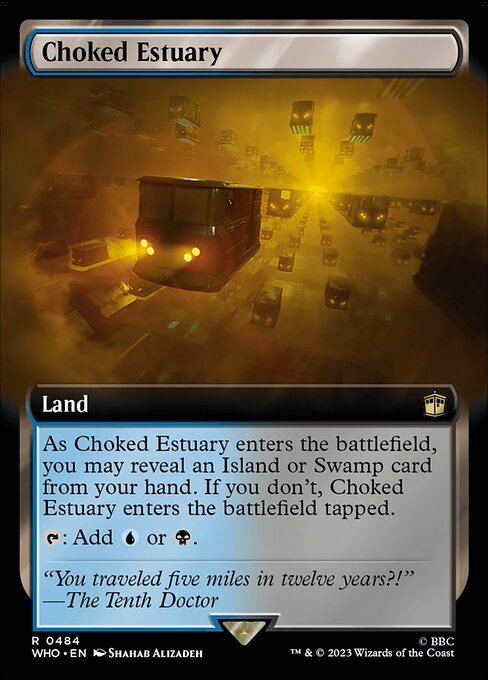 Choked Estuary (Extended Art) (Foil) - Universes Beyond: Doctor Who