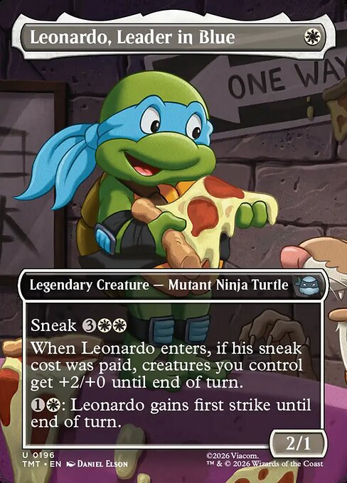 Leonardo, Leader in Blue (Borderless) - Teenage Mutant Ninja Turtles